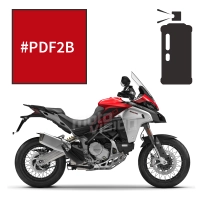 Peinture tricouche en spray ducati red anniversary 1260 multistrada enduro 2019