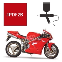 Peinture tricouche ducati anniversary red 748 1995-2003