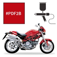 Peinture tricouche ducati anniversary red 800 monster s2r 2003-2007