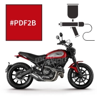 Peinture tricouche ducati red anniversary 800 scrambler icon 2015/2018
