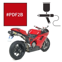 Peinture tricouche ducati red anniversary 848 2008-2010