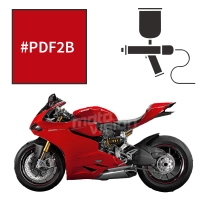 Peinture tricouche ducati red anniversary 848 evo 2011-2012
