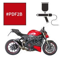 Peinture tricouche ducati red anniversary 848 streetfighter 2009-2012/2014