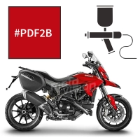 Peinture tricouche ducati red anniversary 939 hyperstrada 2016