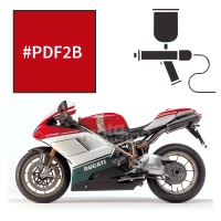 Peinture tricouche ducati red anniversary 1098 s tricolore 2007