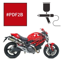 Peinture tricouche ducati red anniversary 1100 monster s 2009-2010