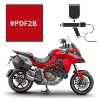 Peinture tricouche ducati red anniversary 1200 multistrada 2010-2017