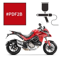 Peinture tricouche ducati red anniversary 1260 multistrada 2018-2019