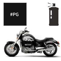Peinture en spray triumph jet black 2300 rocket iii 2004-2006