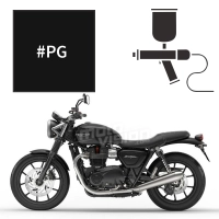 Peinture triumph jet black 900 street twin 2016-2018
