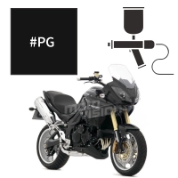 Peinture triumph jet black 1050i tiger 2006-2010