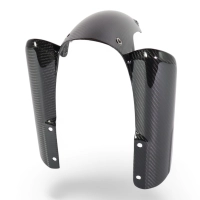 Garde boue carbone (partie fixations) triumph scrambler 1200 xc/xe 2019-2023