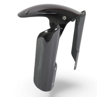 Garde boue carbone (partie fixations) triumph scrambler 1200 xc/xe 2019-2023