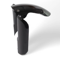 Garde boue carbone (partie fixations) triumph scrambler 1200 xc/xe 2019-2023