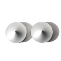 Kit de cache-pivot de bras oscillant v-rod anodisé satiné "spyker"