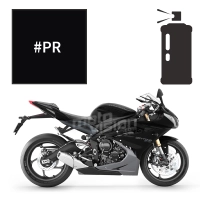 Peinture en spray triumph phantom black pearl 675 daytona 2010-2014