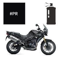 Peinture en spray triumph phantom black pearl 800 tiger 2011-2014