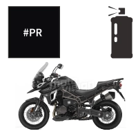 Peinture en spray triumph phantom black pearl 800 tiger xc 2011-2016