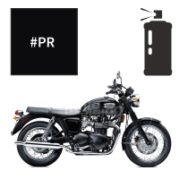Peinture en spray triumph phantom black pearl 865 bonneville t100 2011-2013
