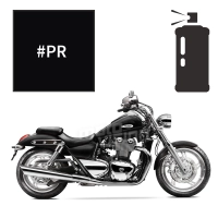 Peinture en spray triumph phantom black pearl 1600 thunderbird 2011-2016