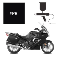 Peinture en spray triumph phantom black pearl 1200 trophy se 2015-2016