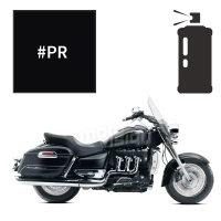 Peinture en spray triumph phantom black pearl 2300 rocket iii touring 2011-2012