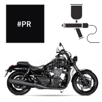 Peinture triumph phantom black pearl 1700 thunderbird nightstorm 2016