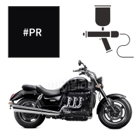Peinture triumph phantom black pearl 2300 rocket iii roadster 2010-2016