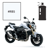 Peinture tricouche en spray suzuki pearl bracing white 750 gsr 2016
