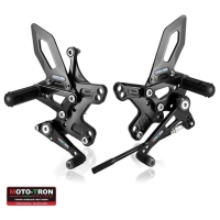 Commandes reculées moto-tron racing kawasaki zx10r 2011-2015