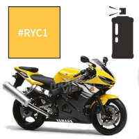 Peinture tricouche en spray yamaha reddish yellow cocktail 1 extreme yellow  r6 2003-2004 2008