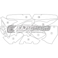 Film de protection anti-gravion eazi-guard® pour bmw s1000rr 2015-2017