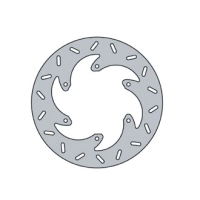 Disque de frein arrière type rond fe.s485