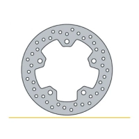 Disque de frein arrière type rond fe.s846