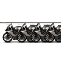 Bulle double courbure zero gravity suzuki gsxr 1000 2005-2006