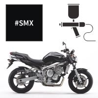 Peinture yamaha midnight black metallic fz6 2004 2008-2010