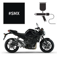 Peinture yamaha midnight black metallic  fz1 2006-2010