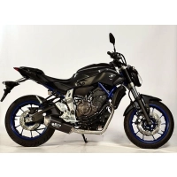 Ligne complète spark yamaha mt-07 / tracer / xsr 700 2014-2017 ligne complète avec catalyseur avec silencieux force dark style