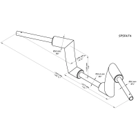 Sportster s et nightster « killer bull » à partir de 2021, guidon de 2 po, 6 po de haut