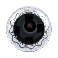 Douille articulée à bougie douze pans avec ressort de retenue