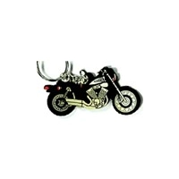 Porte-clés yamaha 535.virago  noir/gris