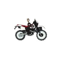 Porte-clés honda xr.400 noir/blanc
