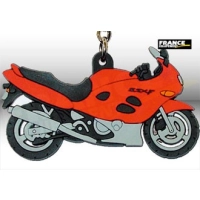 Porte-clés suzuki  gsx.600/750.f  rouge