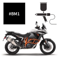 Peinture noir mat ktm 1190 adventure r 2013-2016