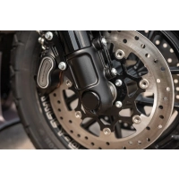 Jeu de couvercles d'essieu à pivot complet 2018  2025, pour modèles softail avec ensembles de fourche inversée/inversée