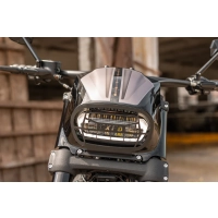 Grille de phare softail fat bob fxfb fxfbs série "aggressor" 2018-2025, grille