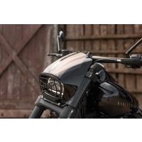 Grille de phare softail fat bob fxfb fxfbs série "aggressor" 2018-2025, grille