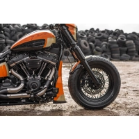 Kit couvercle de réservoir d'essence et console m8 softail "avenger"