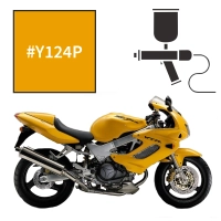 Peinture tricouche honda pearl shining yellow vtr1000f 1997-1999