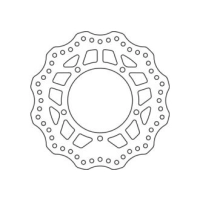 Disque de frein arrière type wave fe.y405v